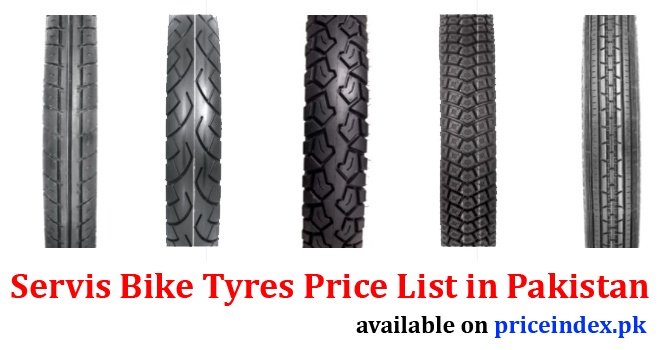 Servis Tyres Prices in Pakistan 2024 70cc 100cc 125cc 150cc Bike Tires Rate List